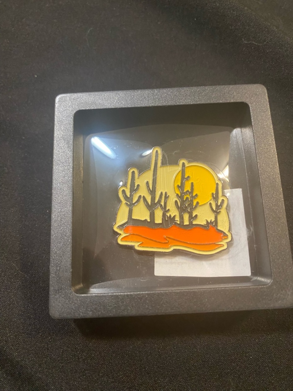 ⭐️Kids Desert Sunset Enamel Pin - Yellow & Orange